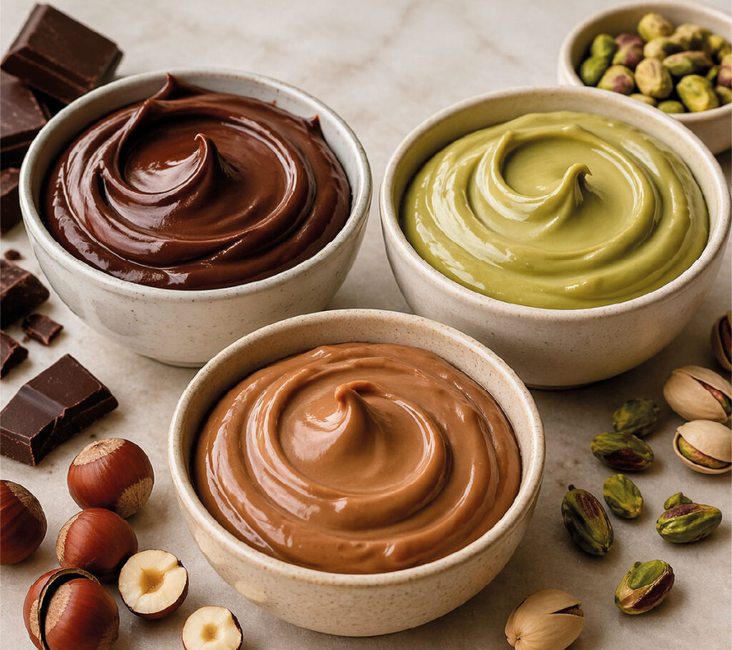 Creme spalmabili per la pasticceria
